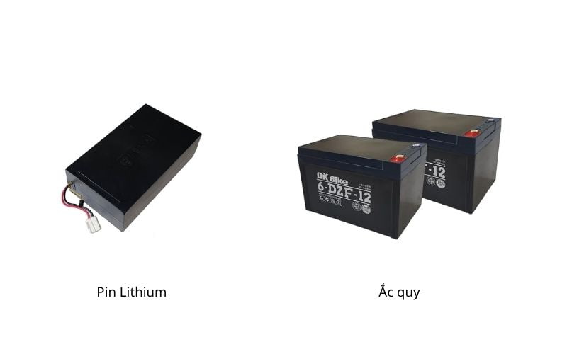 Pin Lithium và ắc quy sẽ quyết định độ dài quãng đường di chuyển